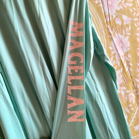 Magellan Outdoor Women's Plus Caddo Lake Logo Long Sleeve Size 3X - Picture 8 of 9